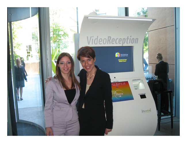 VideoReception al Segreen Business Park, con Silvia Monti e Barbara Luberto